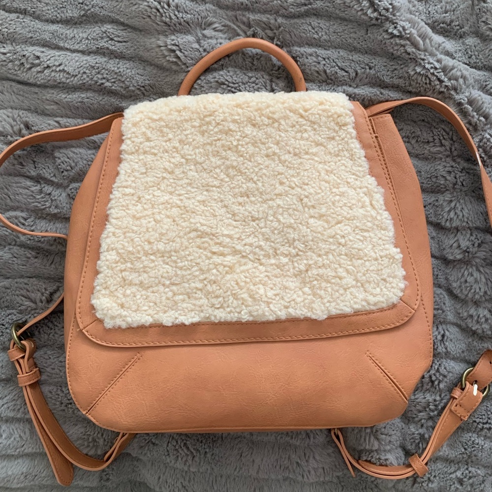Fuzzy backpack